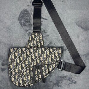 Christian Dior Saddle Bag Beige